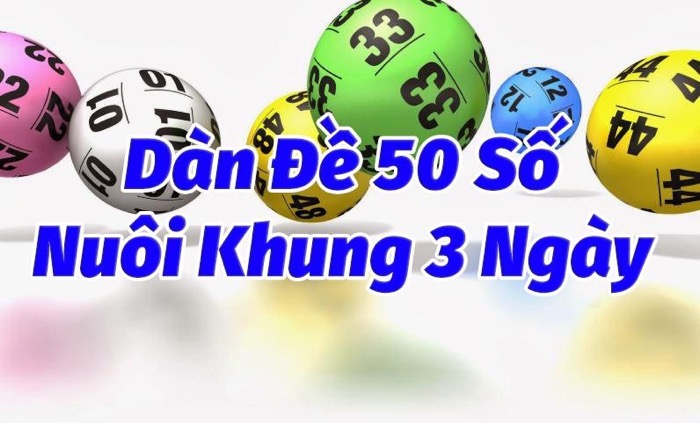 dàn de 50 số đánh quanh năm