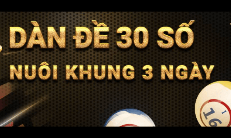 Dàn đề 30 số hôm nay